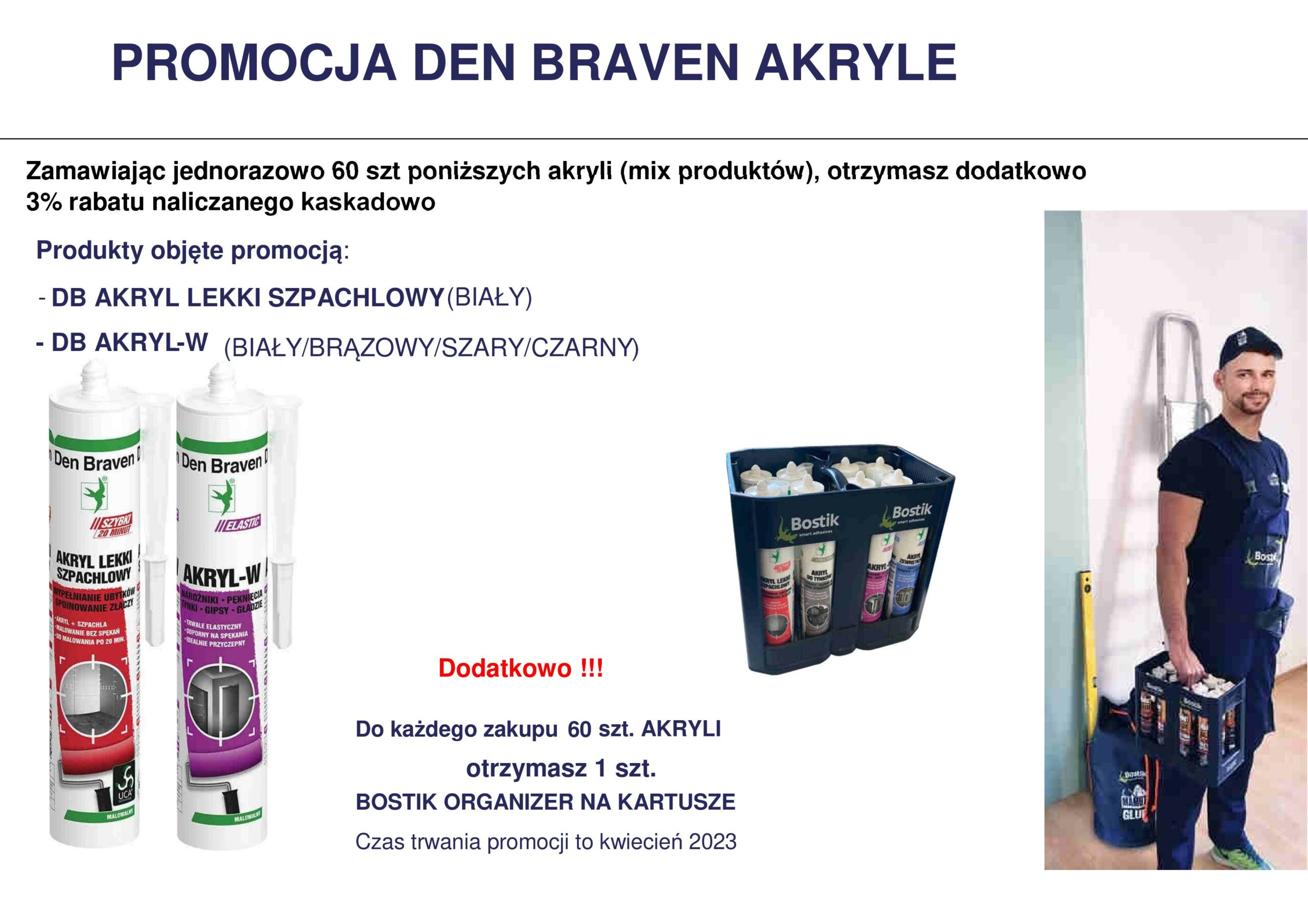 You are currently viewing BOSTIK – PROMOCJA  AKRYLE  kwiecień 2023